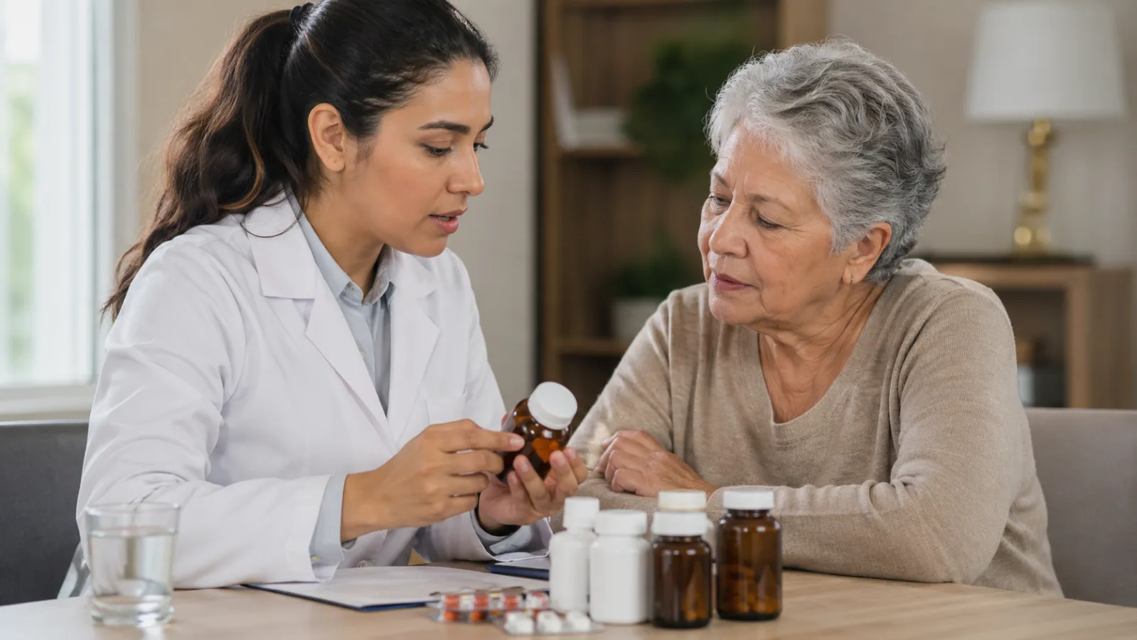 ¿Qué especialista trata la polifarmacia en adultos mayores?